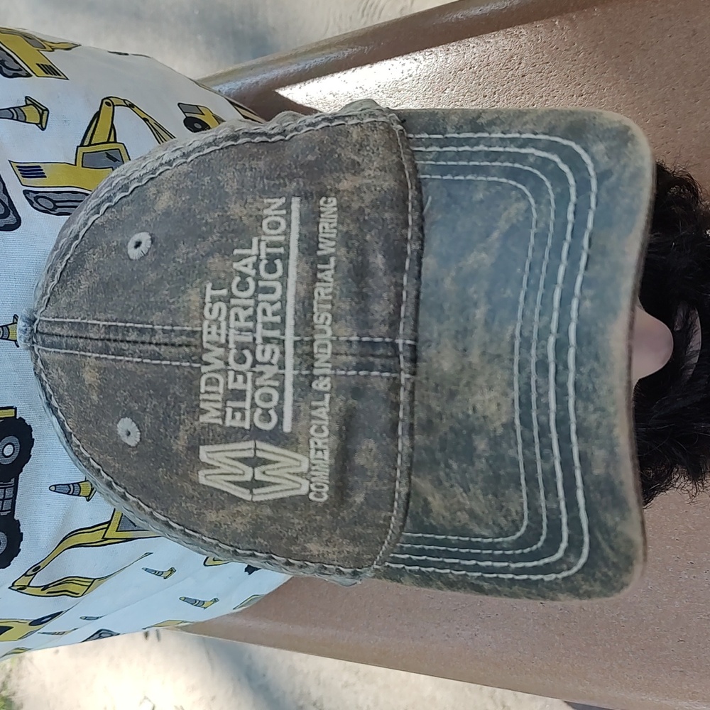 Midwest Electrical Construction Camo Embroidered … - image 1